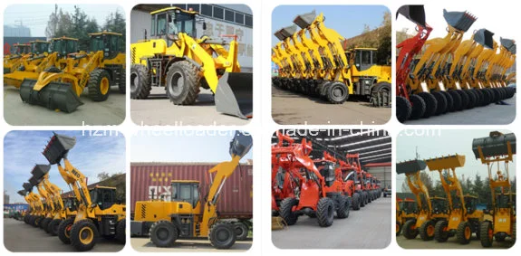 Sweeper and Fork Wheel Loader 2000kg Rated Loader Weifang Loader Shandong Loader