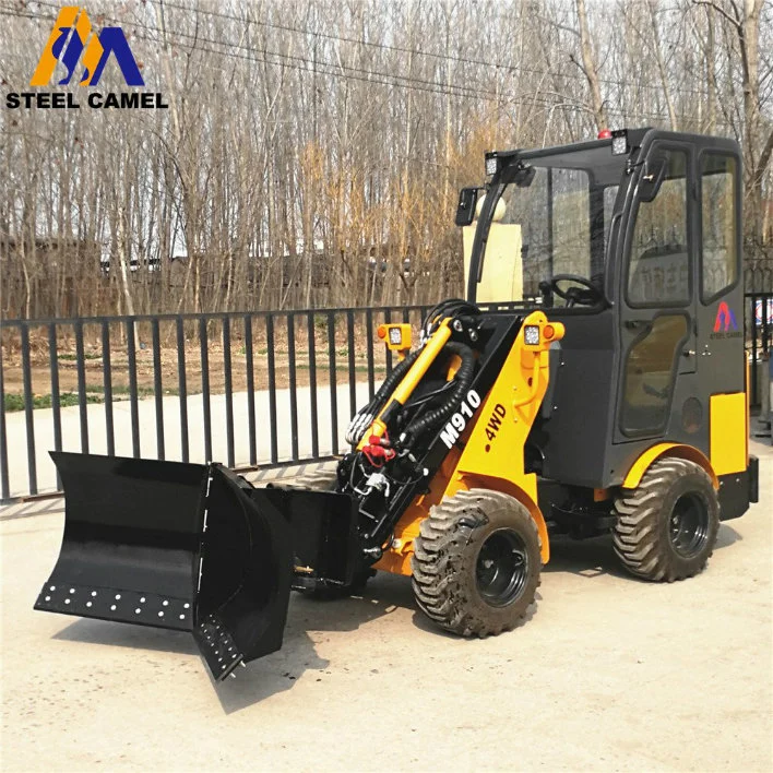 Farm Tractor Attachment Snow Removal Machine Snow Plow Telescopic Wheel Loader