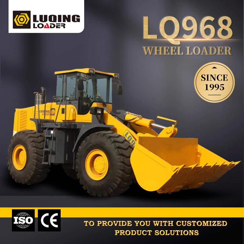 Mini/Small/Big/Large 6ton Agriculture Mining Road Front End Shovel Wheel Loader with Weichai Steyr/Cummins Engine&Coal Bucket&Log Clamp&3.2-3.5 Bucket