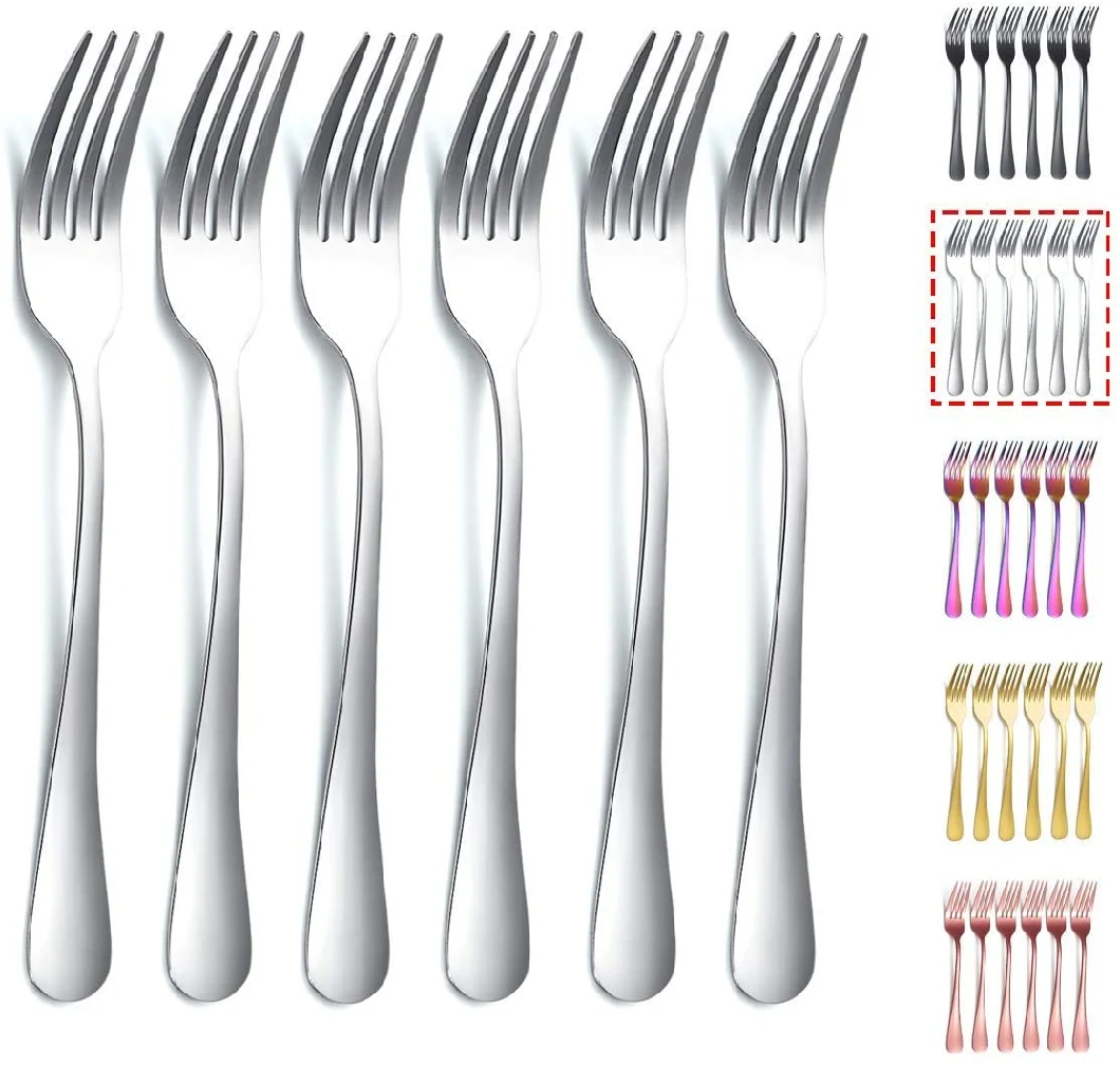 Bulk Silverware Food Grade Stainless Steel Dessert Cutlery Dinner Fork