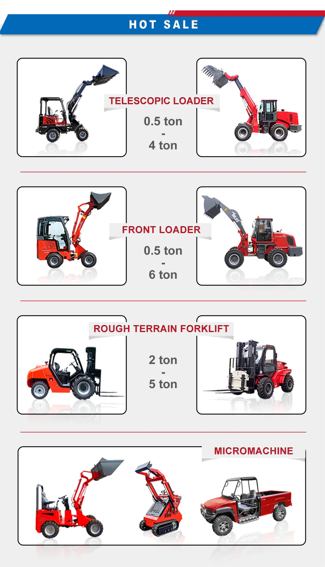 Mini Loader Agricultural Articulated Compact Small Teleskop Telescopic Radlader Mini Wheel Loader Mini Front Loader with Attachments