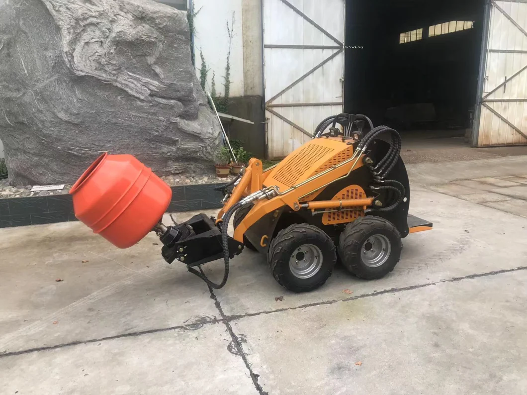 High Loading Mini Skid Steer Wholesale Hr300 Cat Small Wheel Loader Attachments Manufacturer