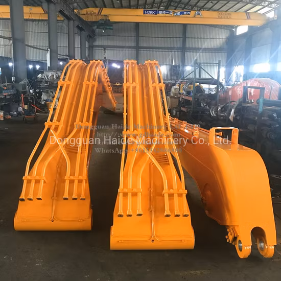 현대 굴삭기 R210 R220 R260 R300 R305 R330 R340용 헤비 듀티 롱 리치 붐 및 스틱