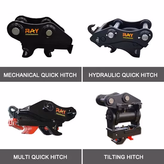 버킷 장착 Kubota K008-3 굴삭기 부착 퀵 커플러